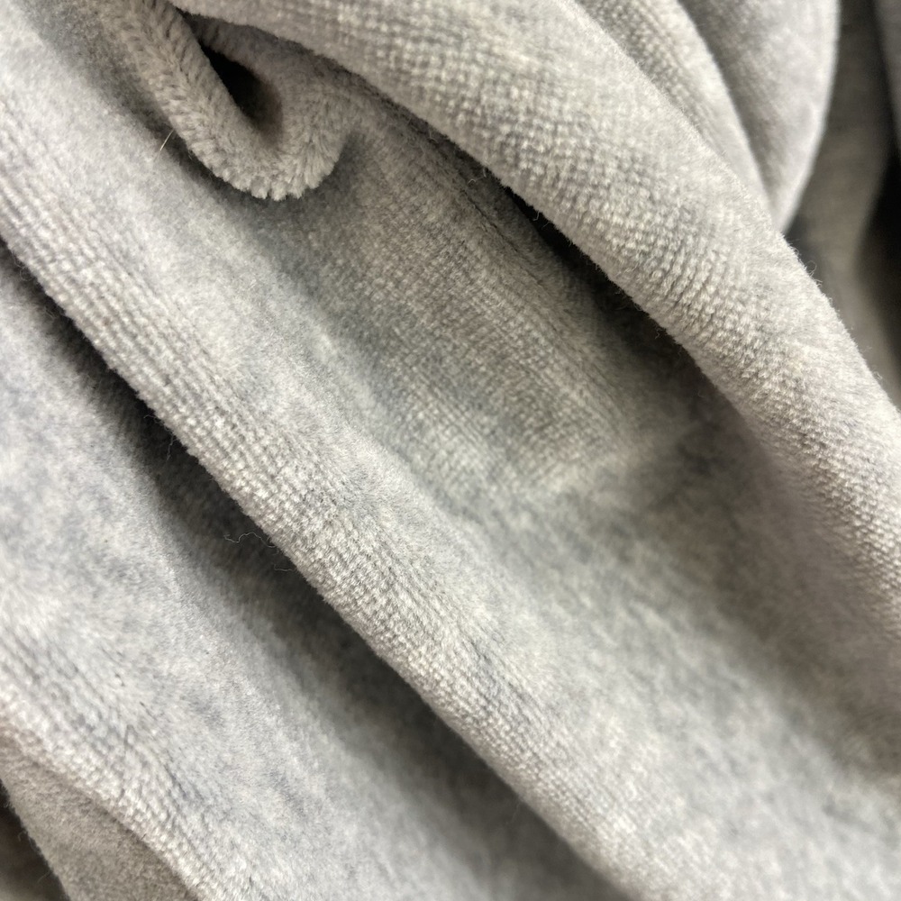 J Jill Sleep Ultrasoft Shawl-Collar Robe w/ Belt Size M Gray Cotton Modal Soft - Picture 7 of 8